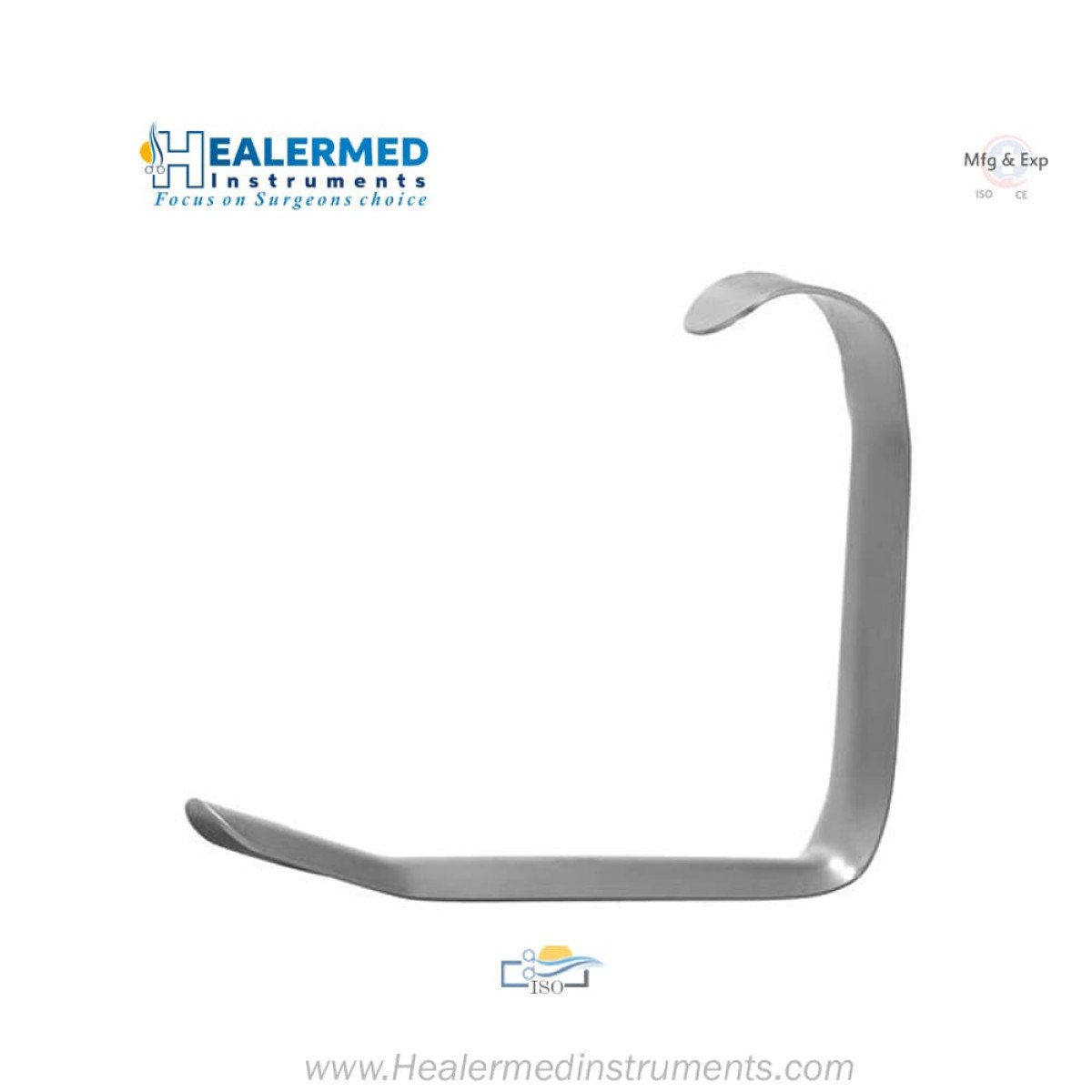 Ferreira facelift Skin retractor - 110 mm long x 22 mm wide blade