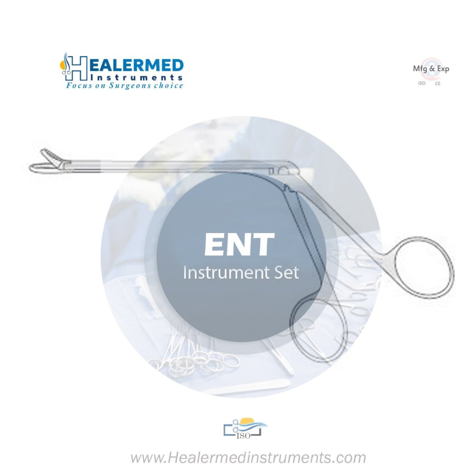 ENT Surgical Instruments Set Box