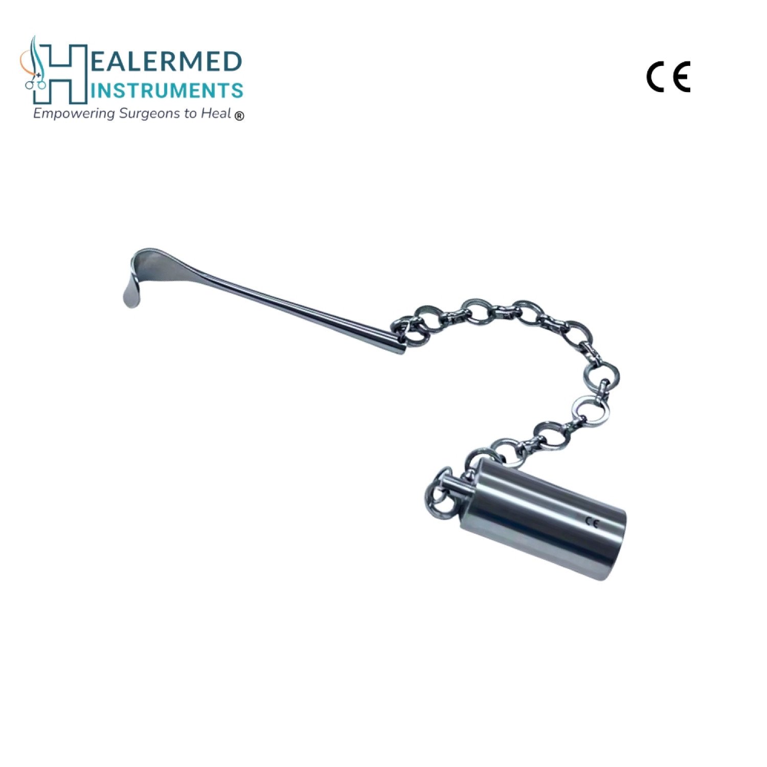 Gruber Desmarres Type Retractor With Weight for Rhinoplasty 12mm